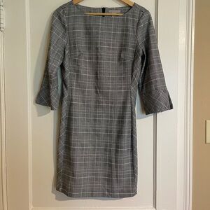 H&M Plaid Quarter Sleeve Dress